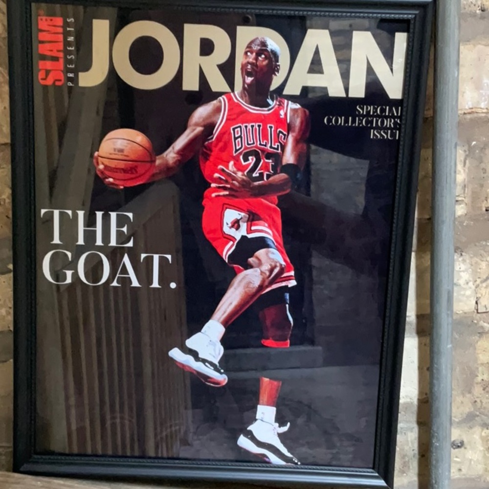 Slam Magazine Jordan photo and frame